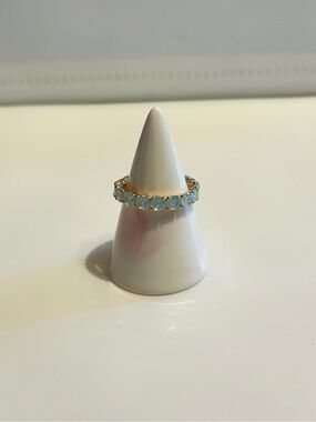 FÜR Damen Eternity Ring 585 RG Size 8